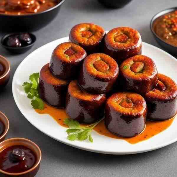Пикантные мясные рулетики с черносливом